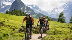 Courmayeur: E-bike rondleiding Val Veny, Val Ferret
