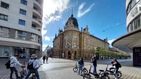Passeio turístico de Liubliana em bicicletas elétricas