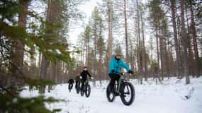 Levi: Safari en E-Fatbike por la Granja de Renos