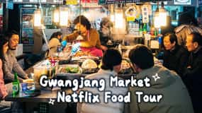Seul: Mercado de Gwangjang Tour gastronómico Netflix