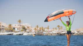Fornells: Wing Foil Lesson with Gear in Menorca