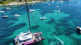 From Quiberon: Ile aux Moines Catamaran Sailing Adventure