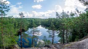 Helsinki: Nuuksio National park hiking with campfire lunch