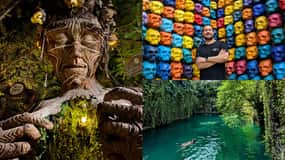 Tulum Instagram: gigantische sculptuur, Cenote Atik en Stad van de Kunsten