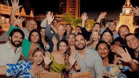 Cartagena: Festa nocturna nos telhados com bebidas e anfitrião local