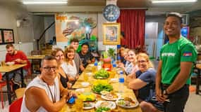 Mercado matinal de Siem Reap e tour gastronómico em Tuk Tuk
