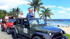 Cozumel: Private Jeep Tour with Snorkeling and Beach Break