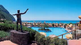 From Naples: Ischia Poseidon Gardens Ticket with Transfers