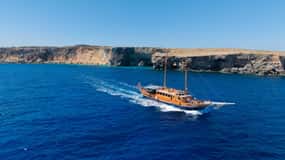 Gullet-kryssning med all inclusive till Gozo och den blå lagunen (CMO)