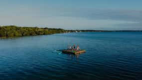 Bacalar: Yoga Class & Breakfast at the Lagoon of Seven Colors