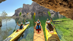 Las Vegas: Excursión en Kayak por la Cueva Esmeralda Autoconducción
