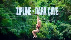 Zipline Dark Cave & Paradise Cave verkenningstocht vanuit Dong Hoi