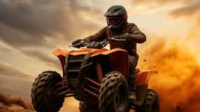Marrakech: Giro nel deserto di Agafay in quad e cammello con cena spettacolo