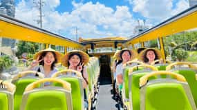 Okinawa: Double-Decker Open Top Bus Tour to American Village