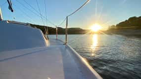 Boat trip ⛵️ on the San Juan reservoir, Madrid