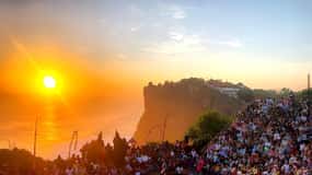 Bali : temple uluwatu et danse du feu kecak, tout compris