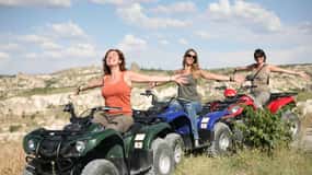 Kapadokya'da 2 Saatlik Gün Batımı ATV (Quad Bike) Turu