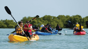 Doha: Private Purple Island Mangroves Kayaking Adventure