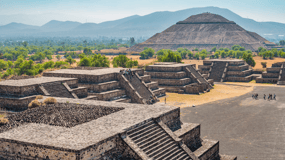 Teotihuacan and Basilica of Guadalupe with mezcal