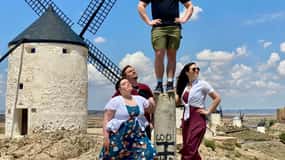 Madrid: Don Quijote de la Mancha-vindmøller og Toledo-tur