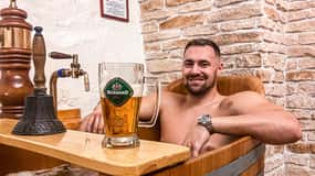 Prague: Ungelt Bernard Beer Spa with Beer & Optional Massage