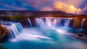 Akureyri havn: Godafoss-fossen og utsiktspunktet Klassisk tur