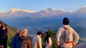 Pokhara: Sarangkot Sunrise & World Peace Pagoda Sunset Tour