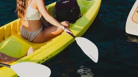 Bacalar e Cenotes: 3 ore di noleggio kayak con attrezzatura per lo snorkeling