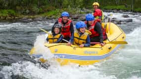 Dagali/Geilo: Rafting familiar en aguas bravas - nivel 1