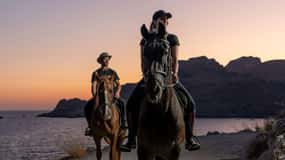 Reiten auf Kreta: Faszinierender Ausritt bei Sonnenuntergang