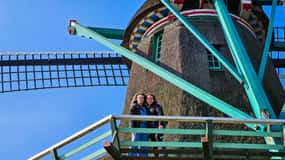 Amsterdam: Tour guidato dal vivo di Zaanse Schans e degustazione di formaggi