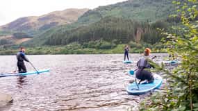 From Edinburgh: Highland Hike, Loch Paddle, and Castles