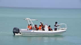 Boa Vista: gita in barca di 4 ore con snorkeling e visita all'isola Djeu