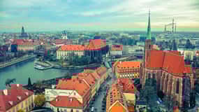 Julmarknader i Wroclaw från Prag