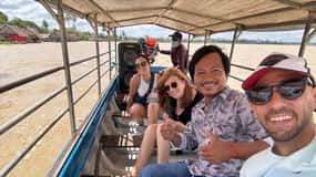 Phnom Penh: City (sem genocídio) TaPhrom, Tonle Bati Lake Tour