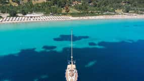 Halkidiki: Full-Day Private Yacht Cruise