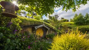 Visite du plateau de tournage de Hobbiton, de Blue Springs et des grottes de Waitomo