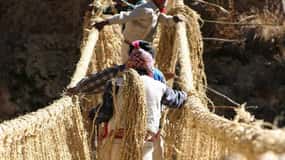 Four Lagoons and Q`eswachaka bridge tour full day