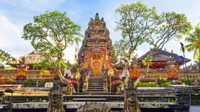 From Bali: Saraswati Temple, Monkey Forest, Ubud Waterfalls