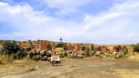 Mount Aragats-Saghmosavank Monastery-Alphabet Park