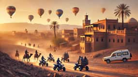 Fra Marrakech: Quad-kørsel og kameltur i Agafay-ørkenen