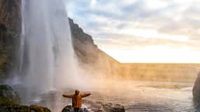 Reykjavik Combo: Costa meridionale, escursione sul ghiacciaio e aurora boreale