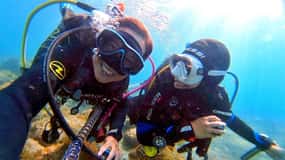 Underwater Tenerife 1-1 experiencia de bautismo de buceo