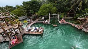 From Mexico City: Tour 4 days Laguna de 7 colors Bacalar with tour guide