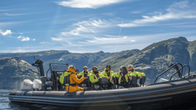 Von Stavanger aus: RIB-Tour zum Lysefjord