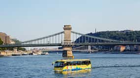 Budapest: Schwimmende Bustour zu Land und zu Wasser