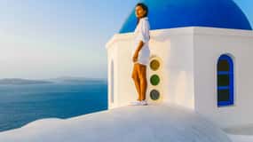 Kreta: Wycieczka 1-dniowa z przewodnikiem na Santorini łodzią
