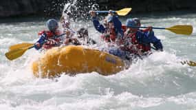 Athabasca watervallen: Klasse 2 wildwatervaren