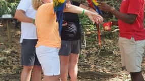 Roatan Kid friendly:Sloth Butterfly Garden Iguana farm