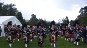 Royal Highland Braemar Gathering, transfert depuis Édimbourg